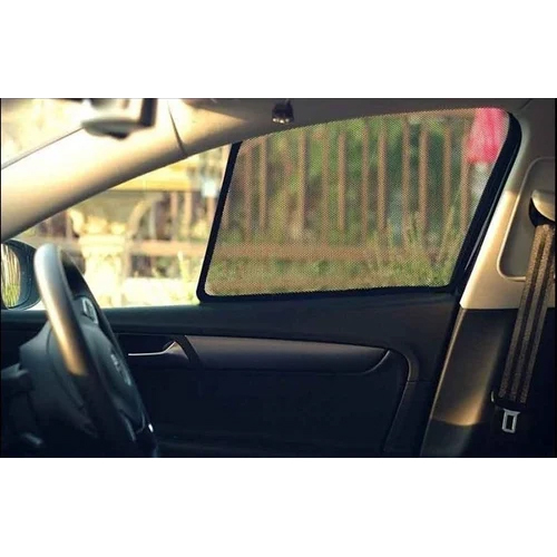 Car Side Window Magnetic Curtain Mirror Cut (Set Of 4)