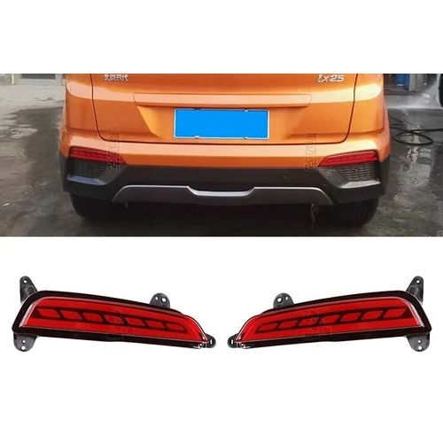 Rear Bumper LED Reflector DRL For Hyundai Creta