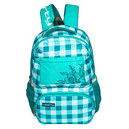 Vvxl Sea Green Check School Bag