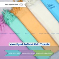 Yarn dyed Soft Towels 30x60 130g