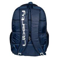 Vvxl Navy Bolt Flower Emb School Bag