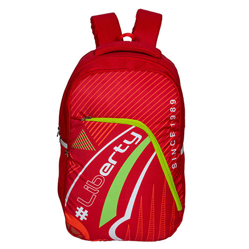 Vvxl Red Dobby Sub School Bag