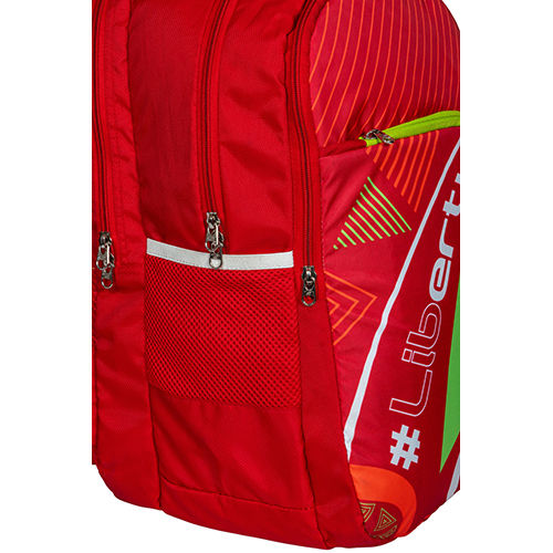 Vvxl Red Dobby Sub School Bag