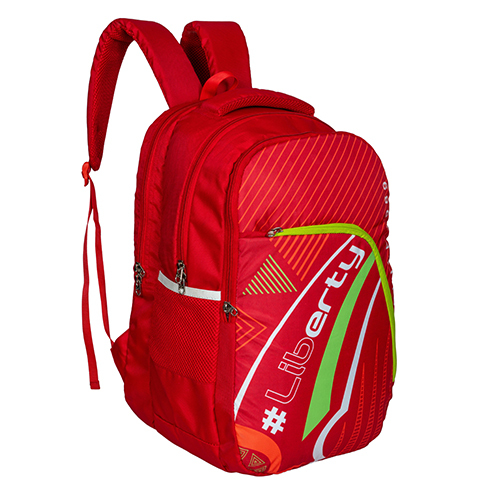 Vvxl Red Dobby Sub School Bag