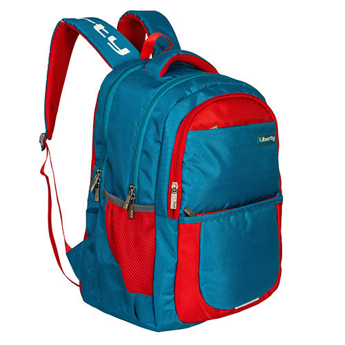 Vvxl P.Blue Red School Bag