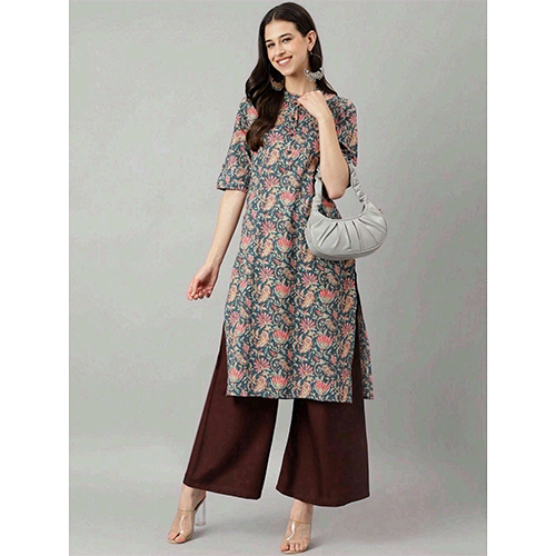 Ladies Fancy Straight Fit Kurta