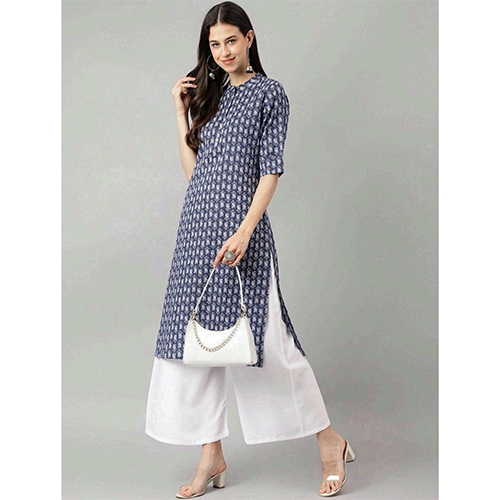 Ethnic Cotton Straight Fit Kurta