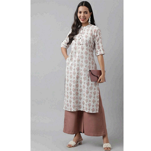 Collar Neck Straight Fit Kurta