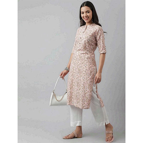 Washable Fancy Straight Fit Kurta