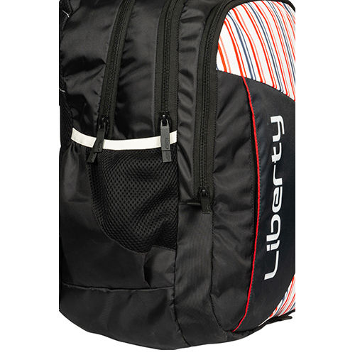 Vvxl Vertical Liberty Red Piping School Bag