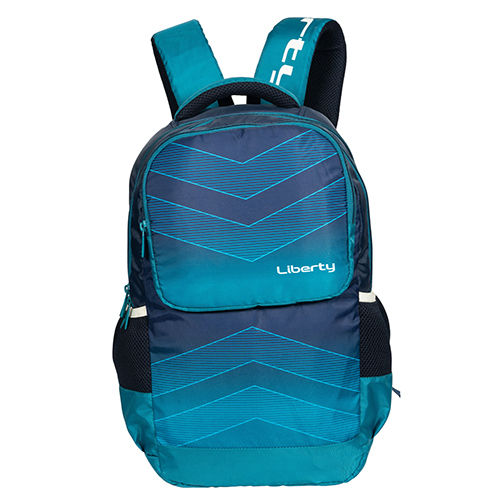 Blue Vvxl Diagonal Line School Bag