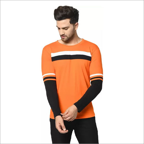 SK Roundneck 2PNL Orange T Shirt