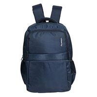 Vvxl Navy Blue Twill Embossed School Bag