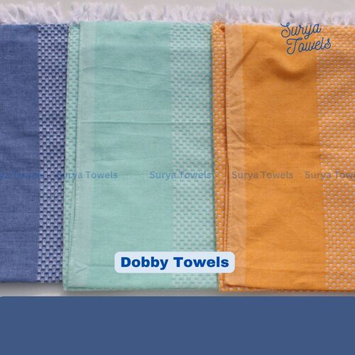 Dobby Cotton Towels 30x60 180g - 100% Cotton, Multicolor, Quick Dry, High Absorbency, Soft Touch, Customizable Shape, Size, and Logo