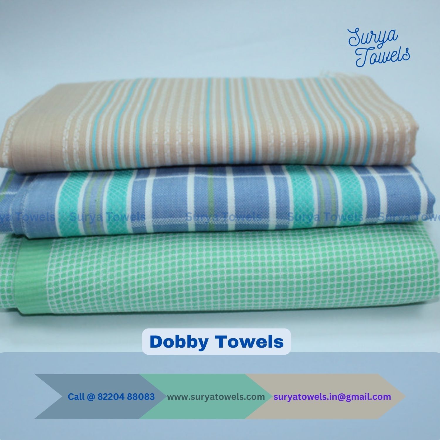 Dobby Cotton Towels 30x60 180g
