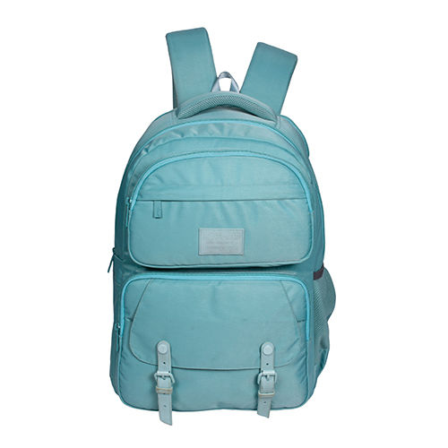 Nylon Sea Green School Bag