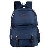 Nylon Navy Blue School Bag