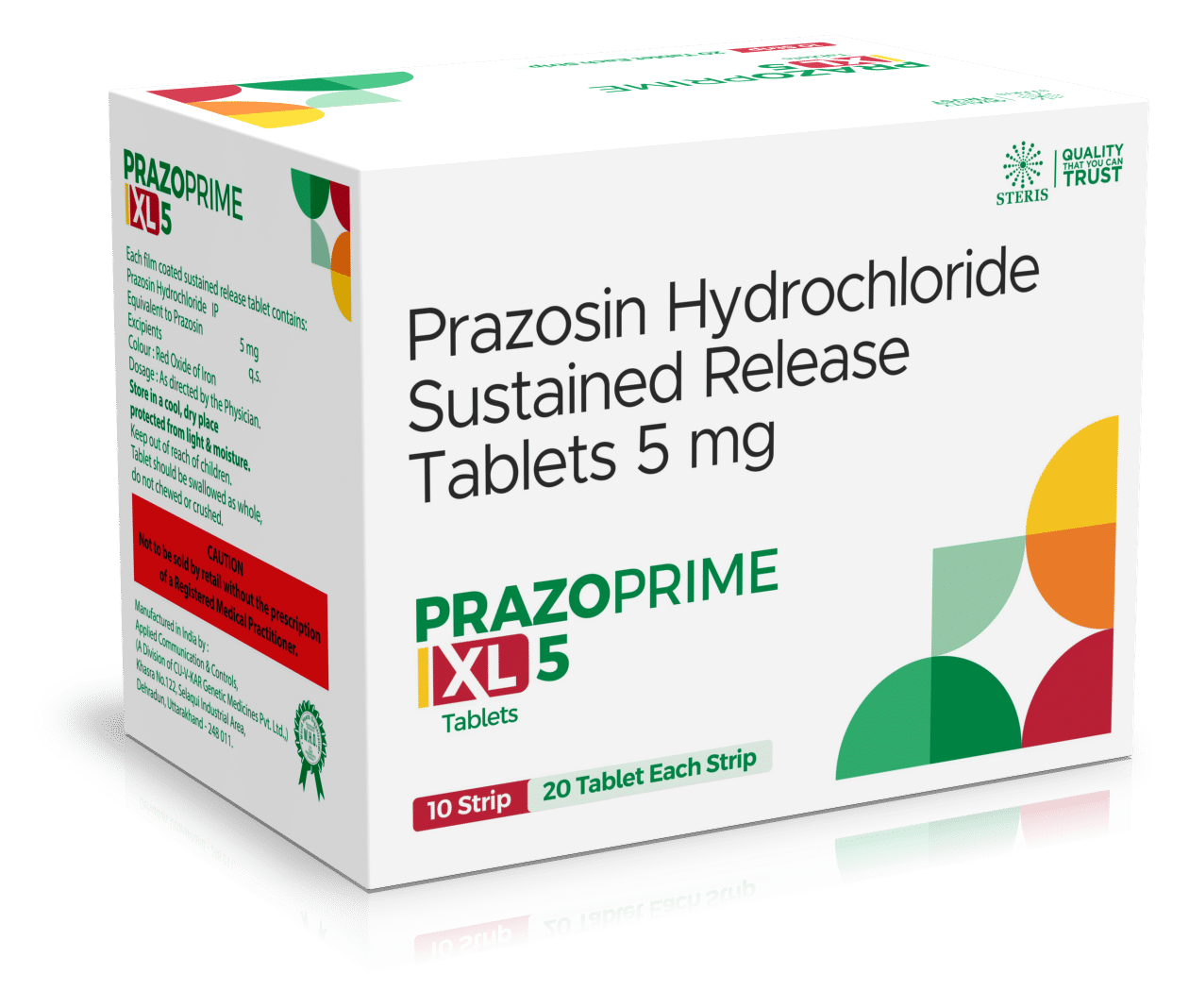 Prazosin Sr 5.0 at Best Price in Jaipur, Rajasthan Steris Healthcare