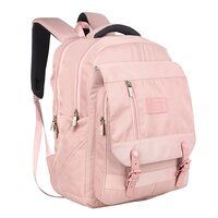 Nylon Peach School Bag