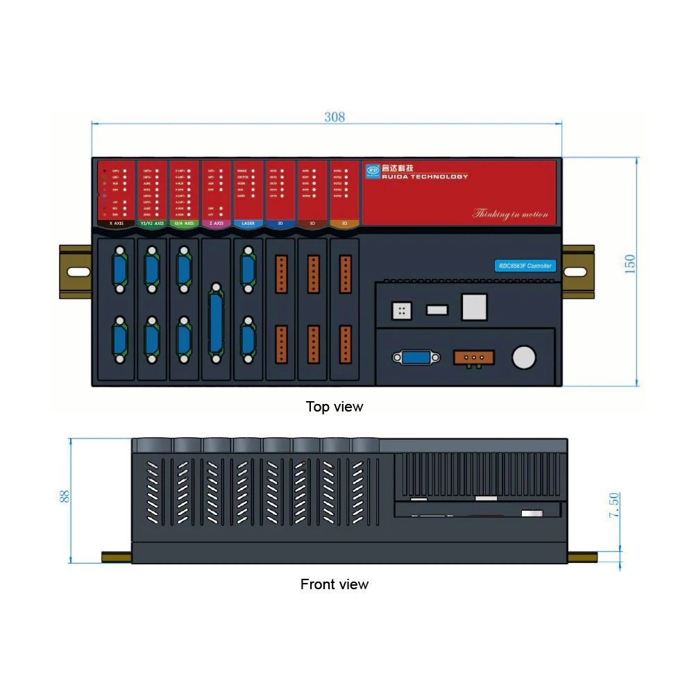 RUDIA RDC6563F FIBER LASER CUTTING CONTROL SYSTEM