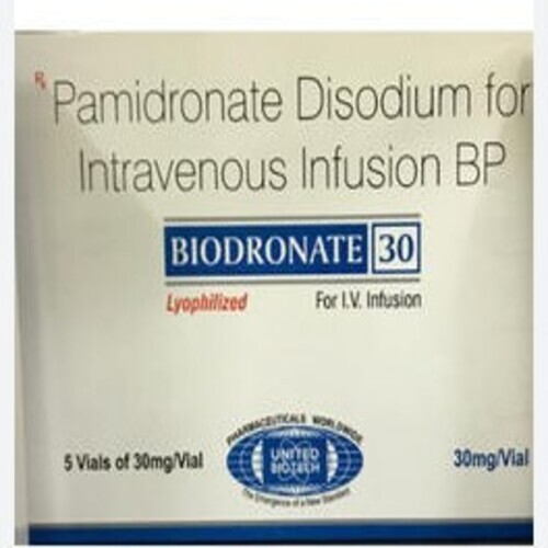 Pamidronate Biodronate 30Mg Inj As Per Mentioned On Pack