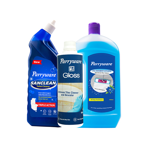 1 Ltr Floor Cleaner And Clean Combo Set - Available in Various Sizes, Blue Color | Ideal for Home and Commercial Use, Effective Cleaning Function