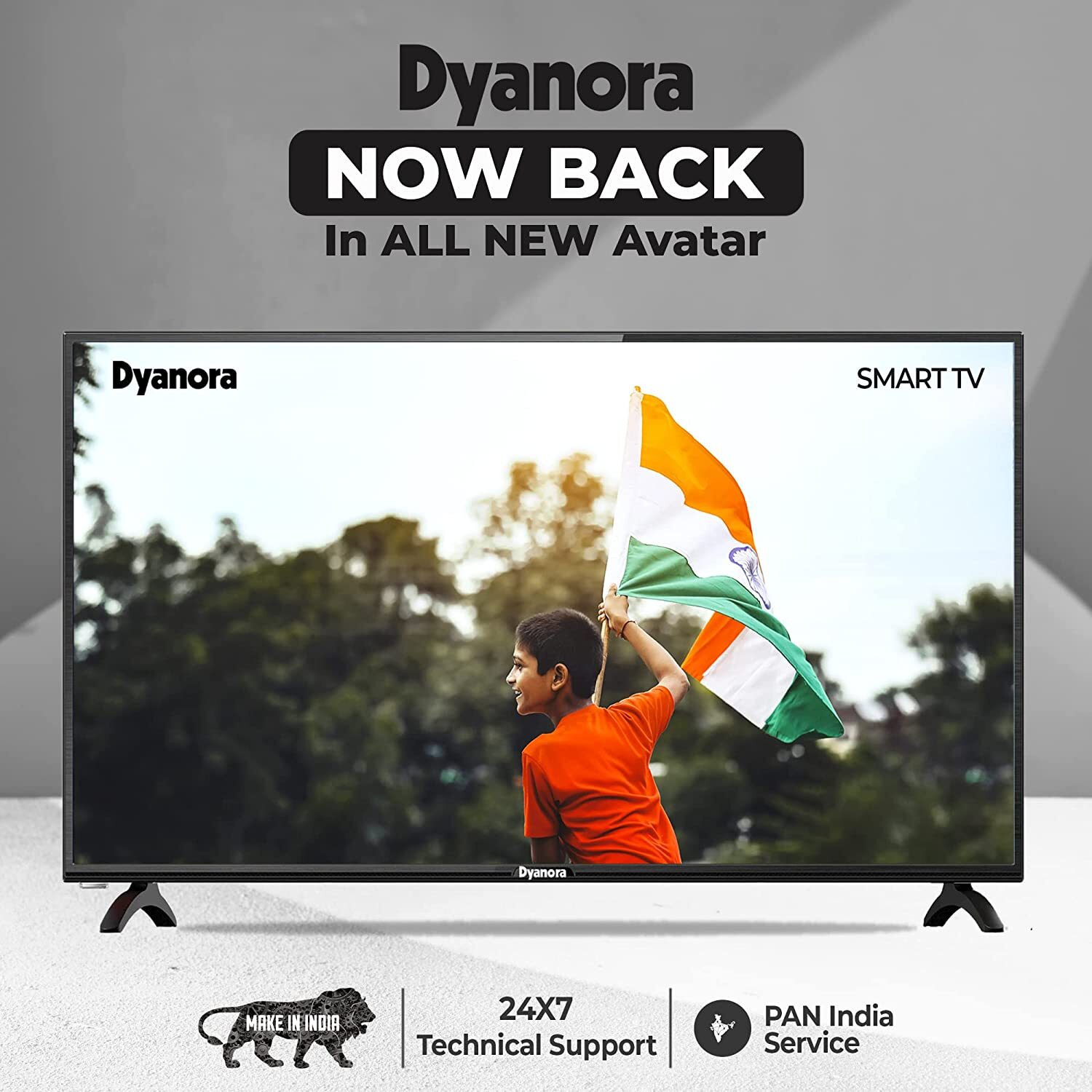 Dyanora 80 cm (32 inch) HD Ready LED TV (DY-LD32H0N)
