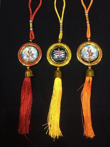 HINDU GOD ROUND CAR  HANGING