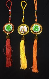 HINDU GOD ROUND CAR  HANGING