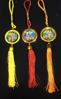 HINDU GOD ROUND CAR  HANGING
