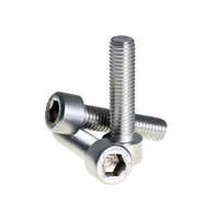 Ln Bolt - Silver, M3 To M24 Sizes | Grade A, Button Hexagon Socket Head Type, High Standard Polishing Finish For Industrial & Commercial Use