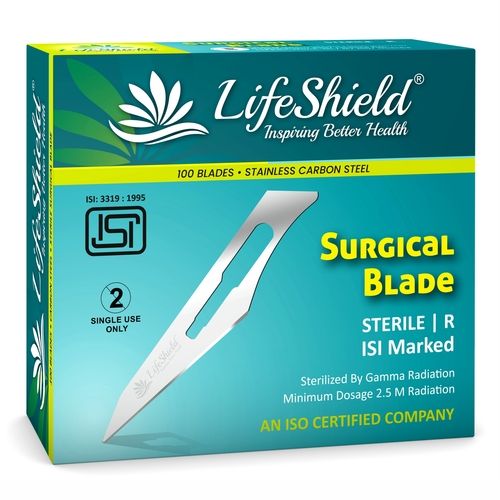 Steel Lifeshield Surgical Blade