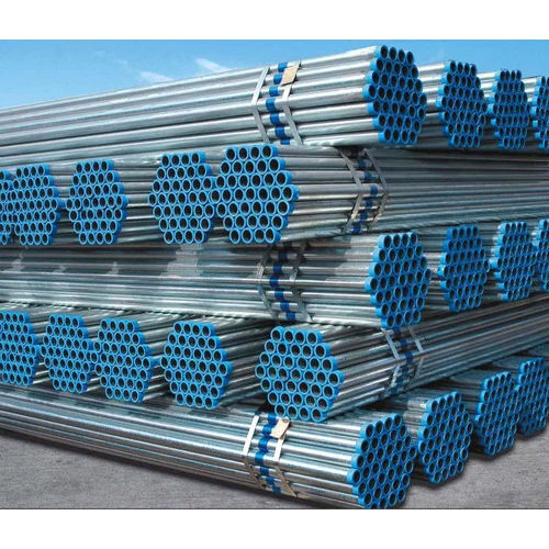 GI Pipe - Iron, 1-6.35mm Thickness, Silver | Galvanized Surface Finish, Corrosion-Resistant, Easy to Install, Cost-Effective