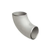MS Elbow - Mild Steel, 3/4 Inch & 1 Inch Sizes | Grey Round Shape, Durable for High-Pressure Oil and Gas Applications