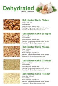 Dehydrated Garlic Flakes