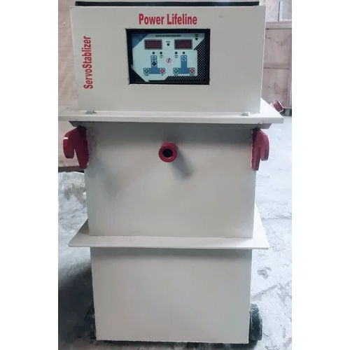 Double Phase Servo Voltage Stabilizer - Efficiency: High