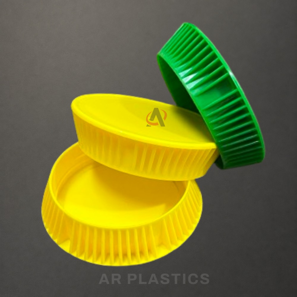 63 mm Ghee Jar Cap - Plastic, 63 MM Diameter, All Color Available | Screw Cap for Jars, User-Friendly, Lightweight, Customizable Design