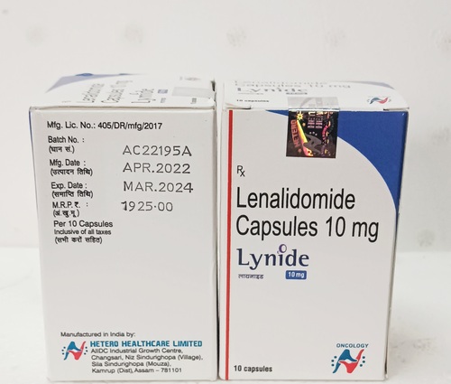 LENALIDOMIDE CAPSULES 10MG LYNIDE 10MG