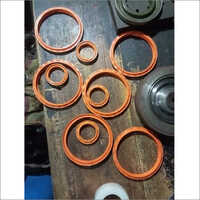 Dhs Wiper Seal - Polyurethane, Customized Size, Orange | Round Shape, Industrial Sealing Application, Flexible Design For Optimal Performance