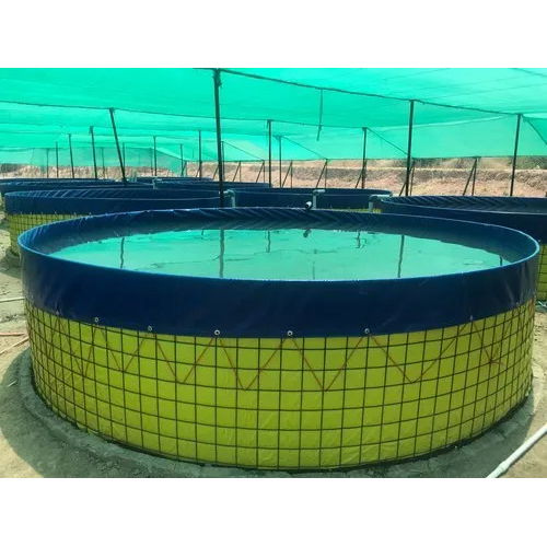 Yellow Pvc Coated Biofloc Fish Tank at Best Price in Delhi Nagodas