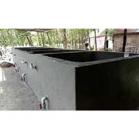 Biofloc Cement Tanks - Cement Material, 3 Feet Rectangular Design, Grey Color | High Quality For Fish Farming, 5000l Capacity