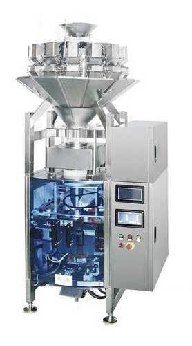 Multi Head Weigher Packing Machine - Stainless Steel, Silver Color | Heavy Duty Automatic Electric Packaging Line