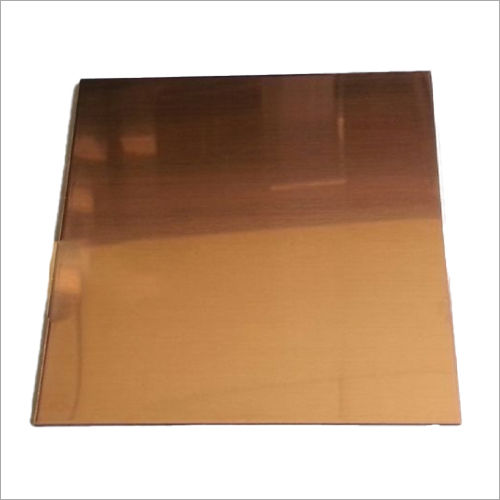 Stainless Steel 304 Rose Gold Mirror Sheet 8Ft X 4Ft Application: Decoration