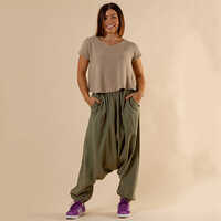 Olive & Different Colours Available Ladies Harem Pants