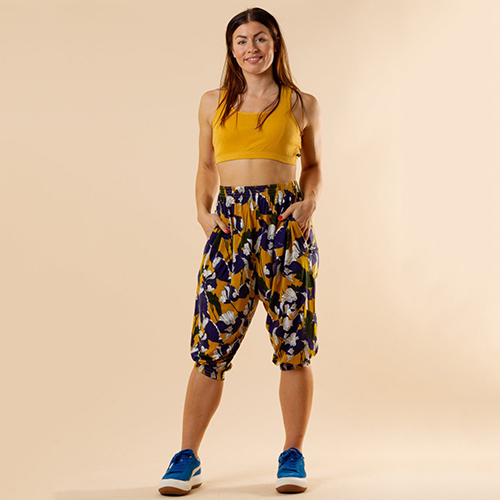 Yellow-multicolour & Different Colours Available Ladies Printed Short Pants  at Best Price in Ludhiana