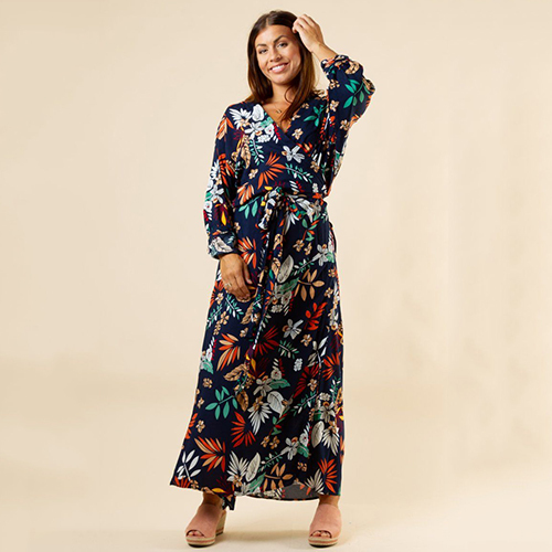 Printed Stylish and Trendy Women Long Dress