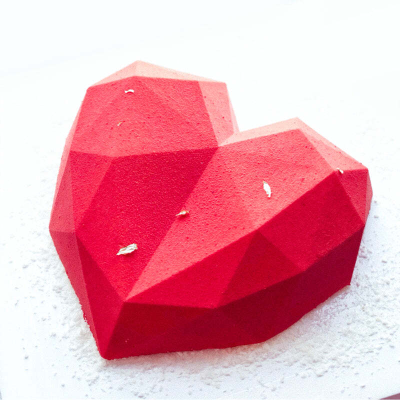 Silicone Heart Pinata Shape Chocolate Mould (3258)