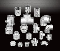 Histen Stainless Steel Threaded Pipe Fittings - 12 Types, Sizes 1/2 To 2 Inches | High Corrosion Resistance, Precision Machined Threads, Customizable Options