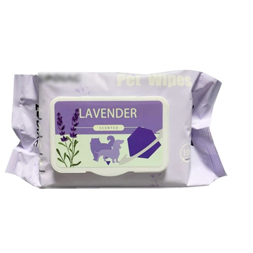 100pcs Pet Cleaning Wipes Large Pack Lavender Scent