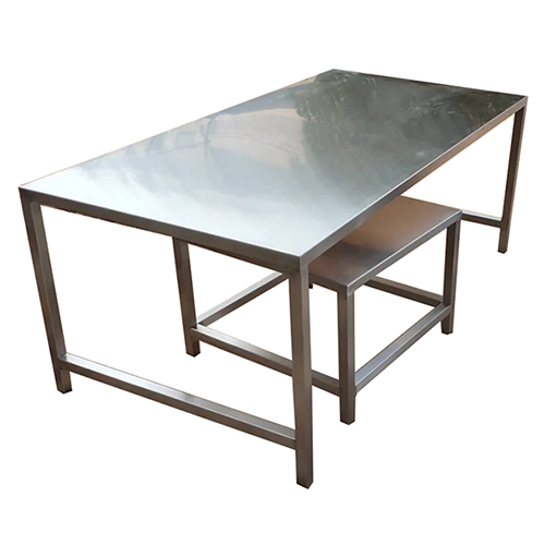 Stainless Steel Table - Color: Silver